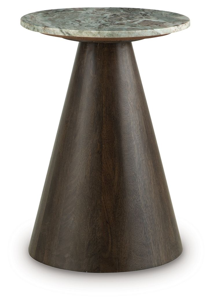 Waltnor - Table d'appoint - Gris / Blanc / Marron