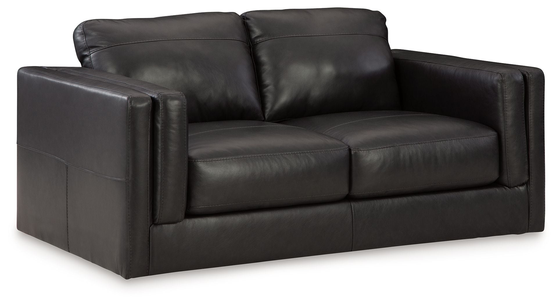 Amiata - Causeuse - Cuir Assorti - Onyx