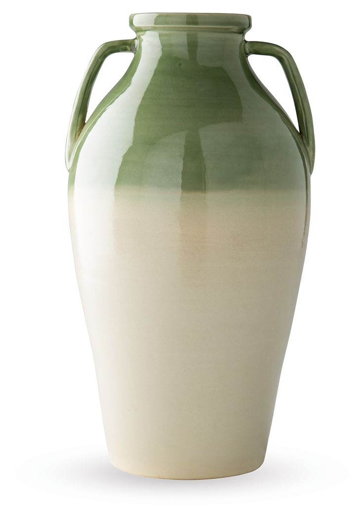Andorbury - Vase - Vert / Beige