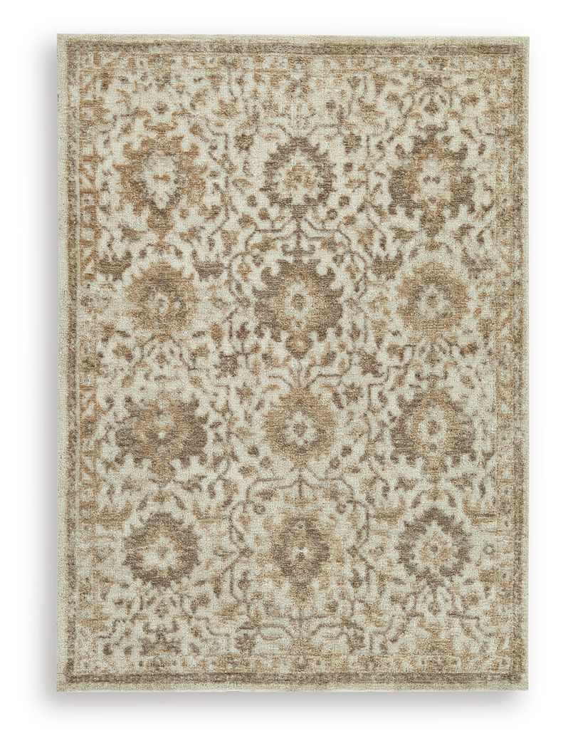 Sableridge – Tapis de 1,52 m x 2,13 m – Ivoire/Taupe/Chameau