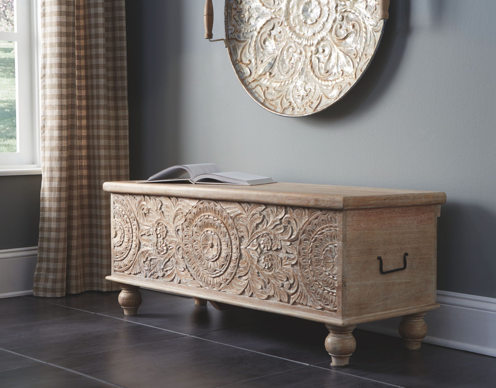 Fossil Ridge - Banc de rangement - Beige