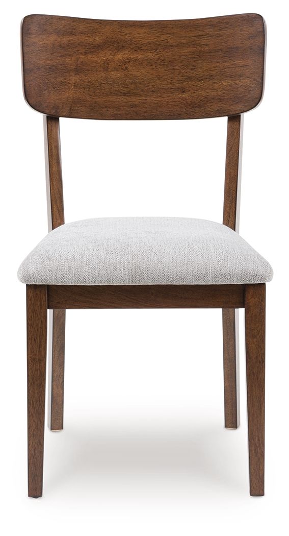 Tameride - Chaise de salle à manger rembourrée (lot de 2) - Marron
