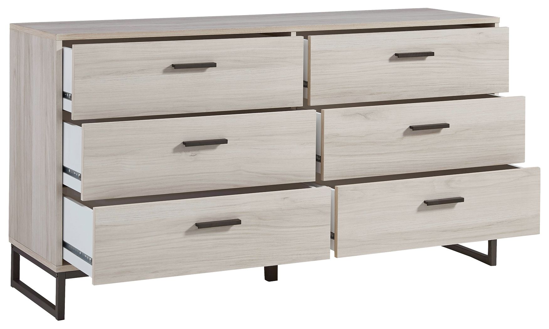 Commode Socalle à six tiroirs