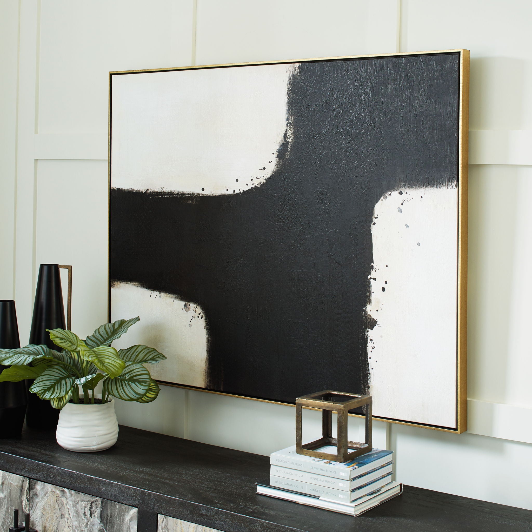 Reighlea - Art mural - Noir / Blanc