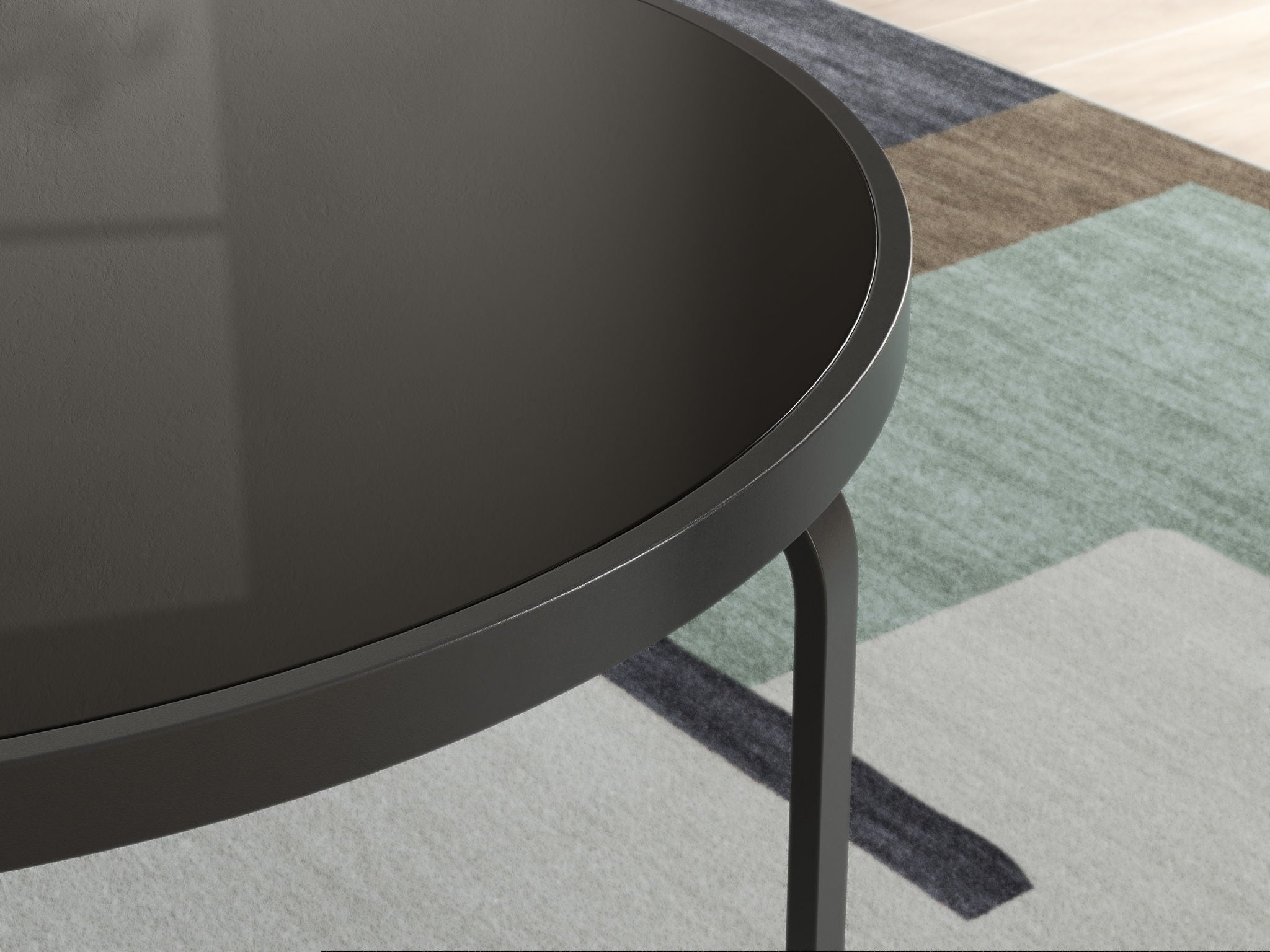 Dorylin - Tables d'appoint gigognes (lot de 3) - Noir
