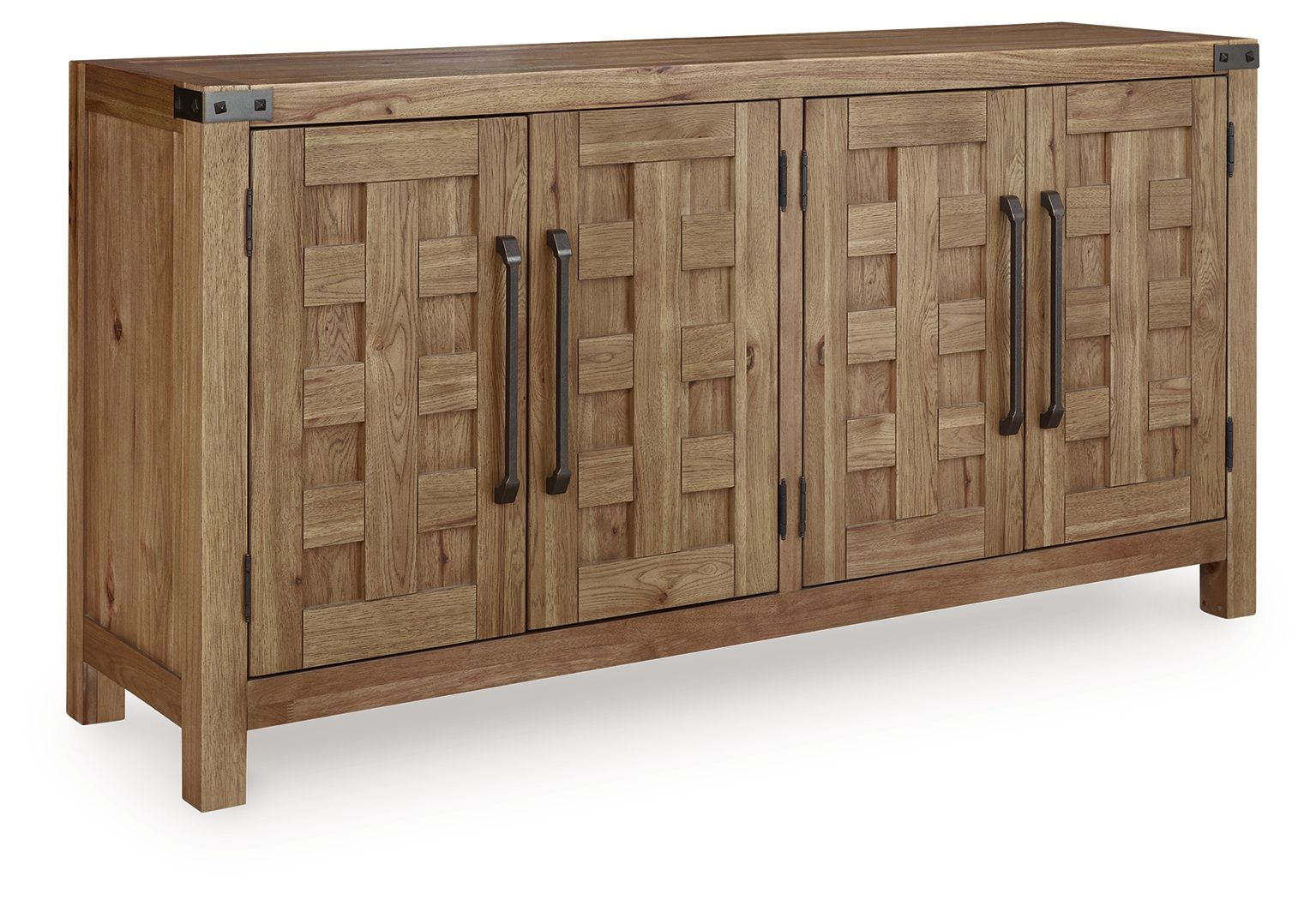 Ridgester - Serveur de salle à manger - Brun clair