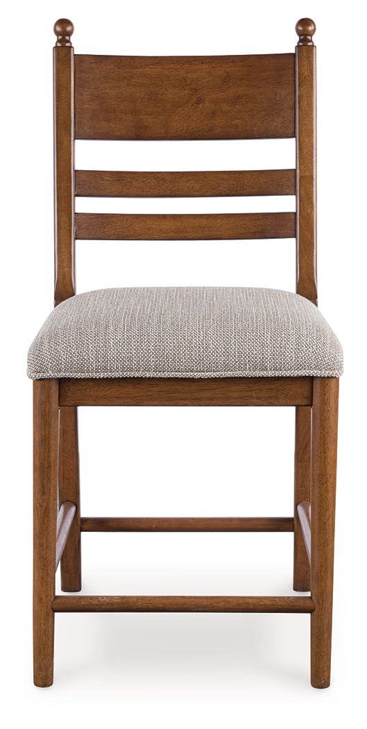 Greddinton - Tabourets de bar rembourrés (lot de 2)
