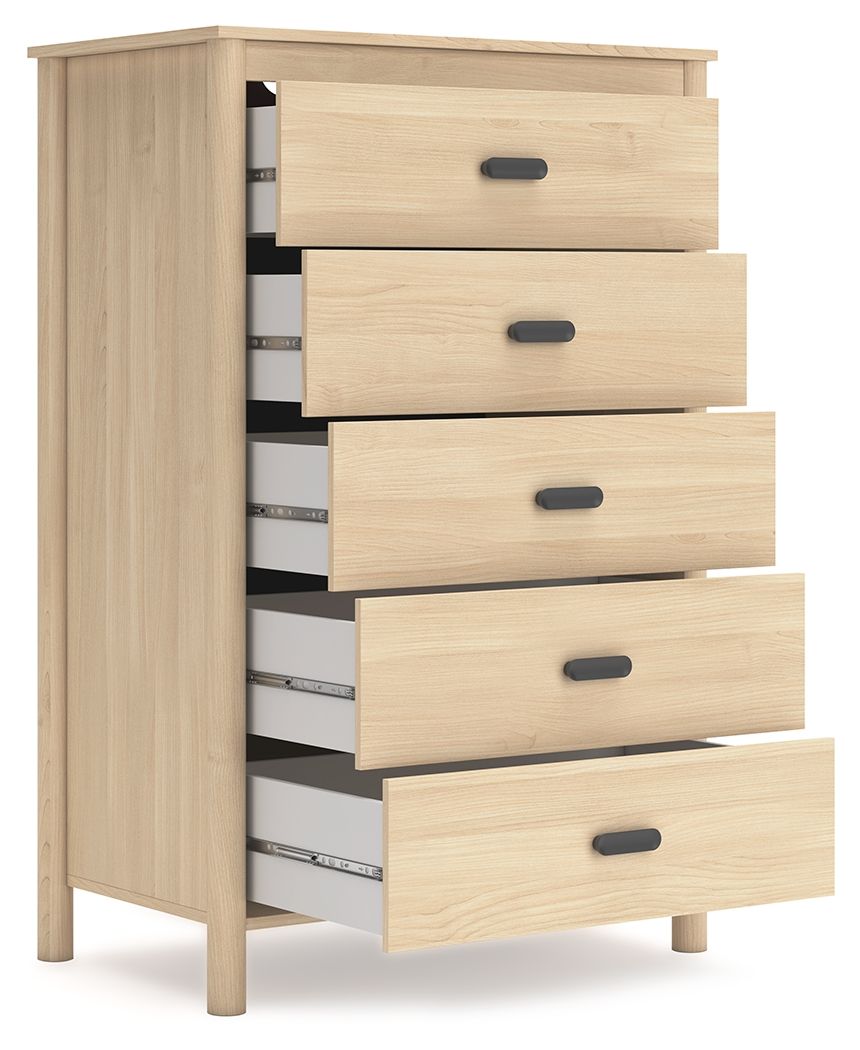 Cabinella - Chiffonnier à cinq tiroirs - Beige