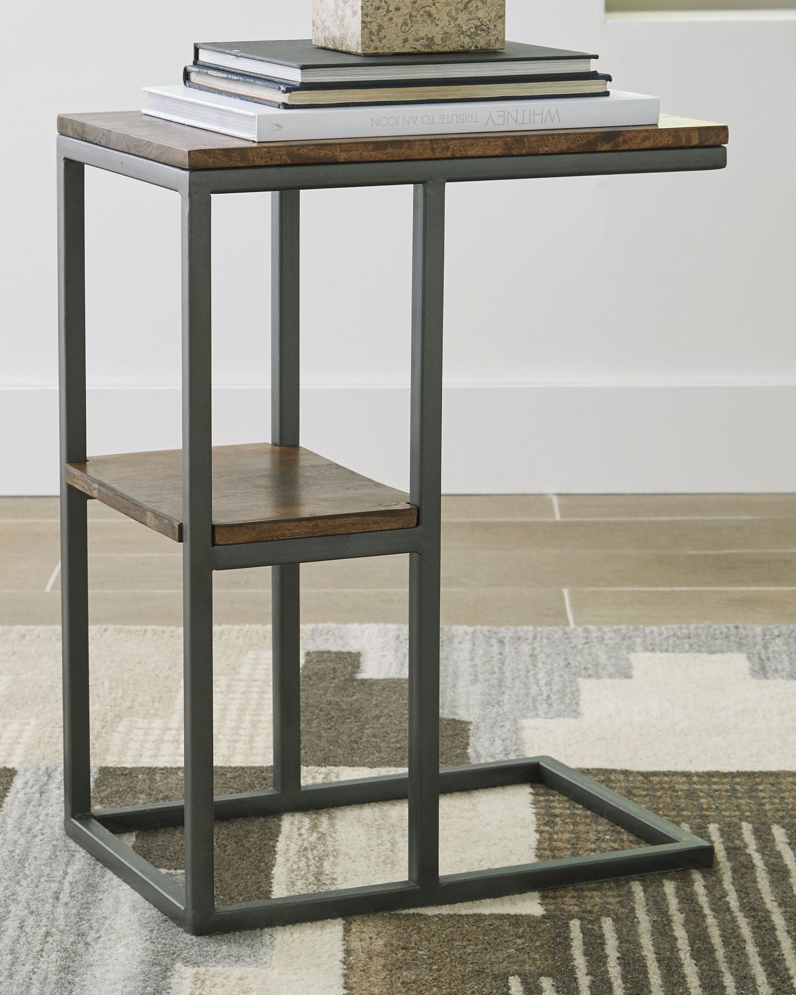 Forestmin - Table d'appoint - Naturel / Noir