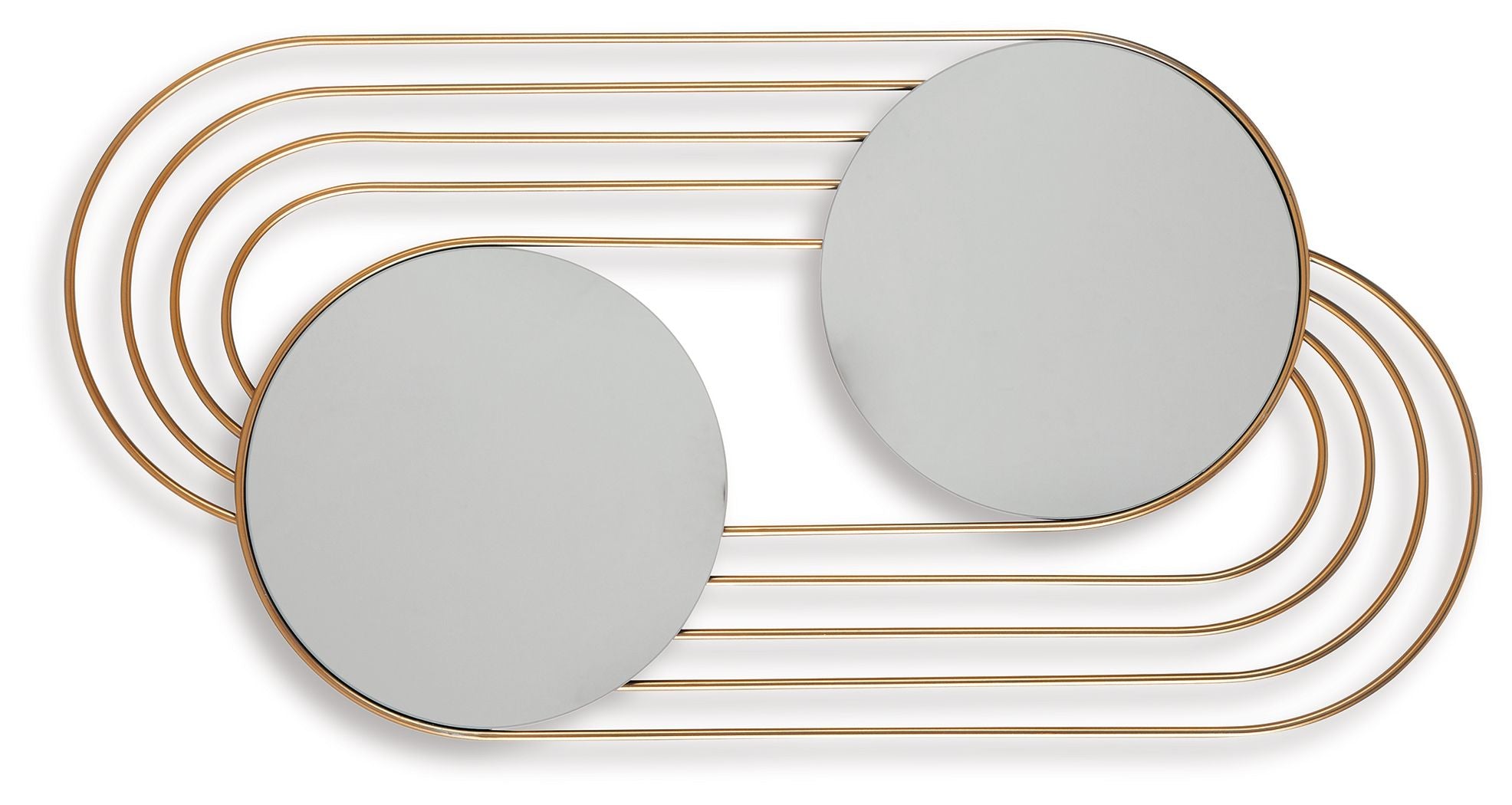 Warrenley - Miroir décoratif - Finition dorée