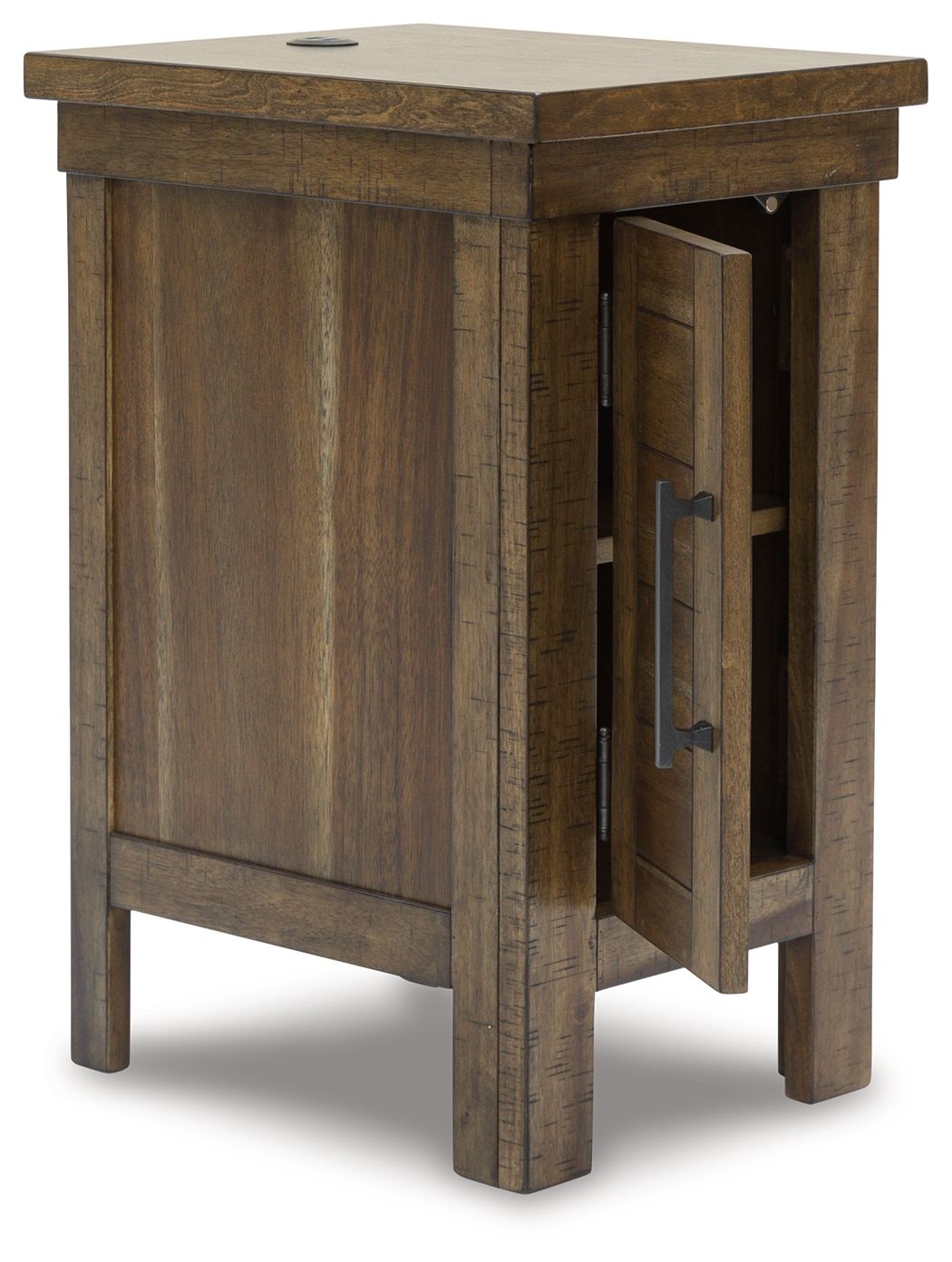 Moriville - Table d'appoint de bout de canapé - Marron grisâtre