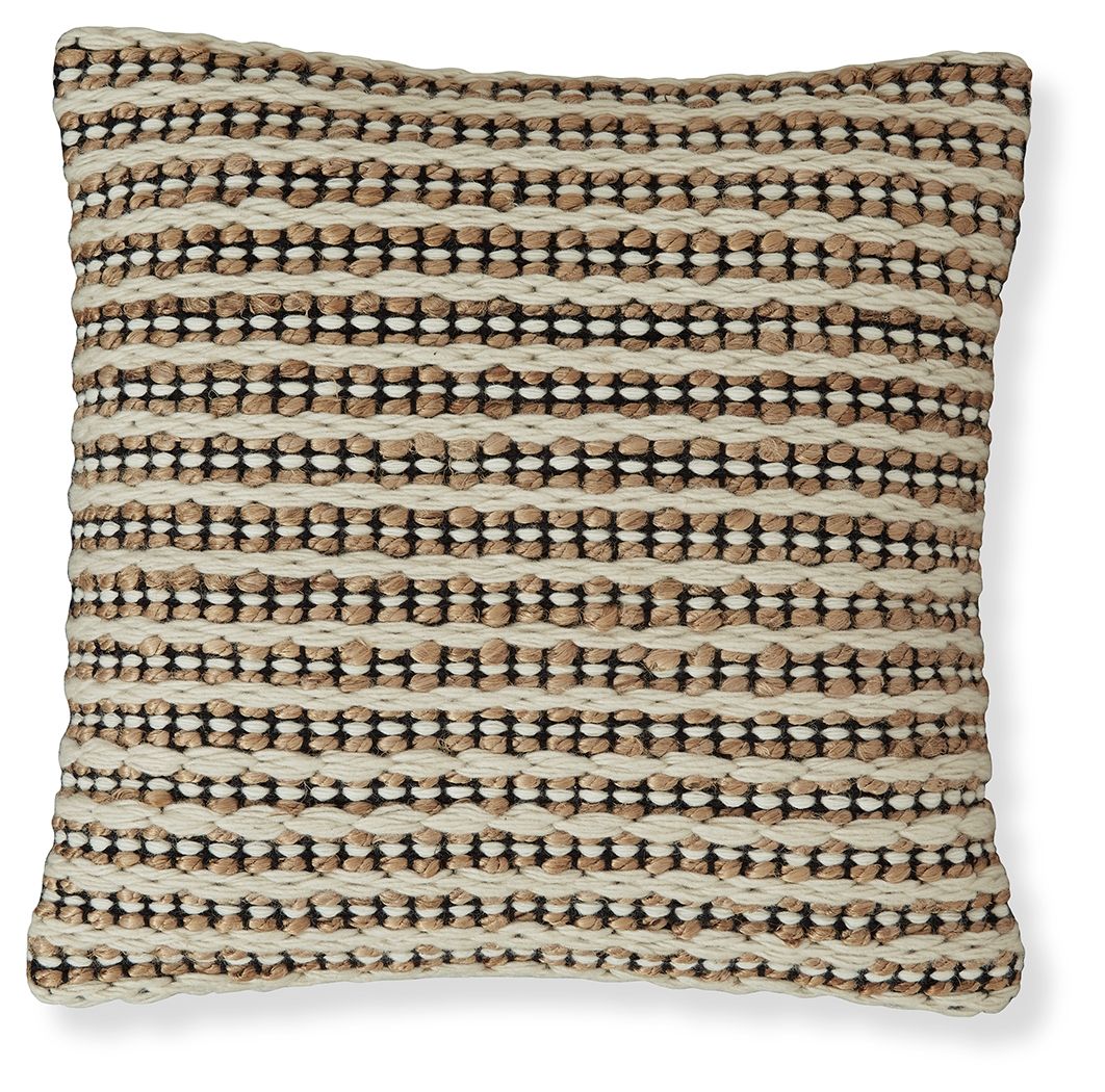 Nealington - Oreiller (Lot de 4) - Marron / Noir / Blanc
