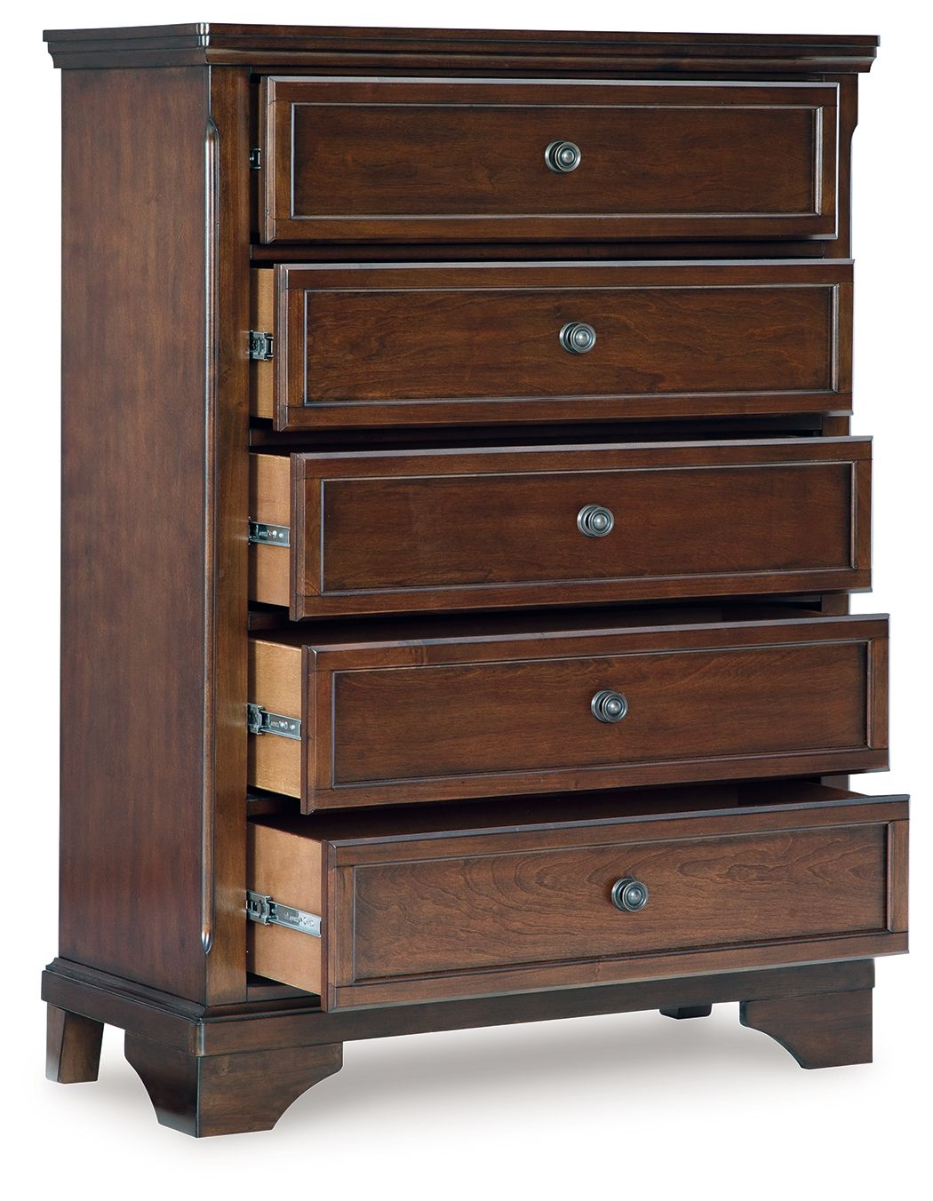 Trellington - Commode cinq tiroirs - Marron