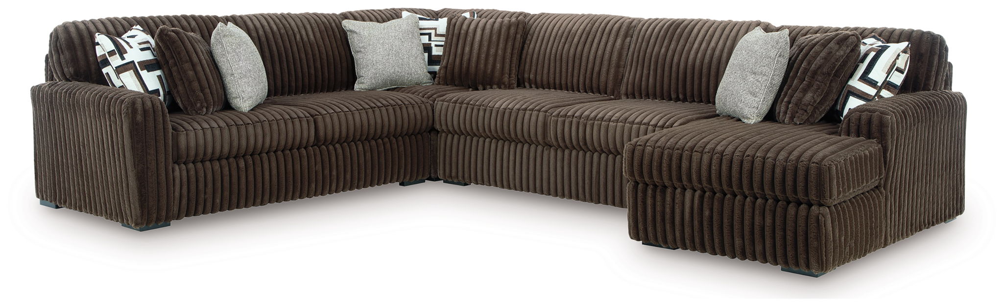 Midnight-Madness - Sectional - Chocolate