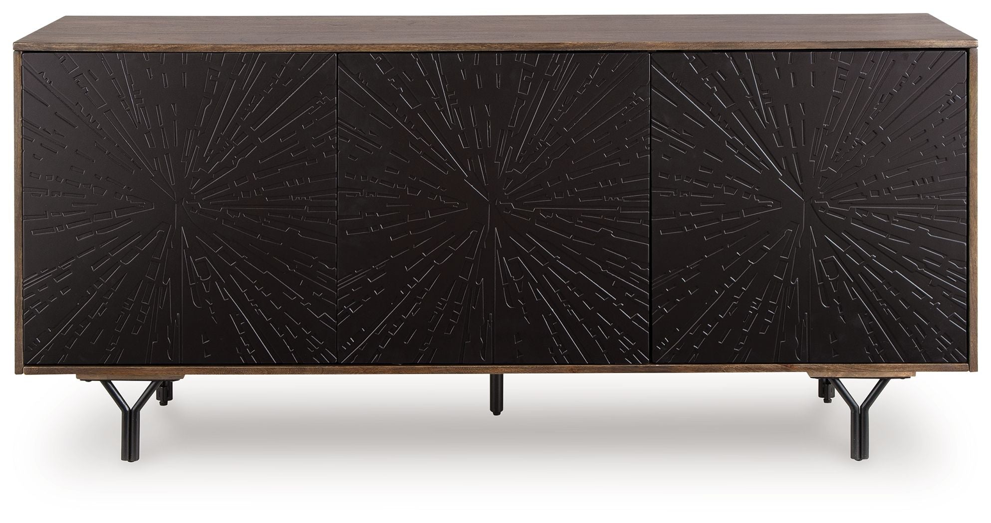 Lavinmont - Armoire d'appoint - Marron multicolore