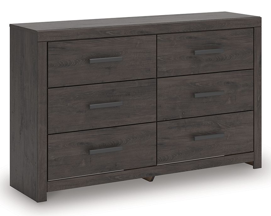 Prendonea - Commode six tiroirs - Anthracite