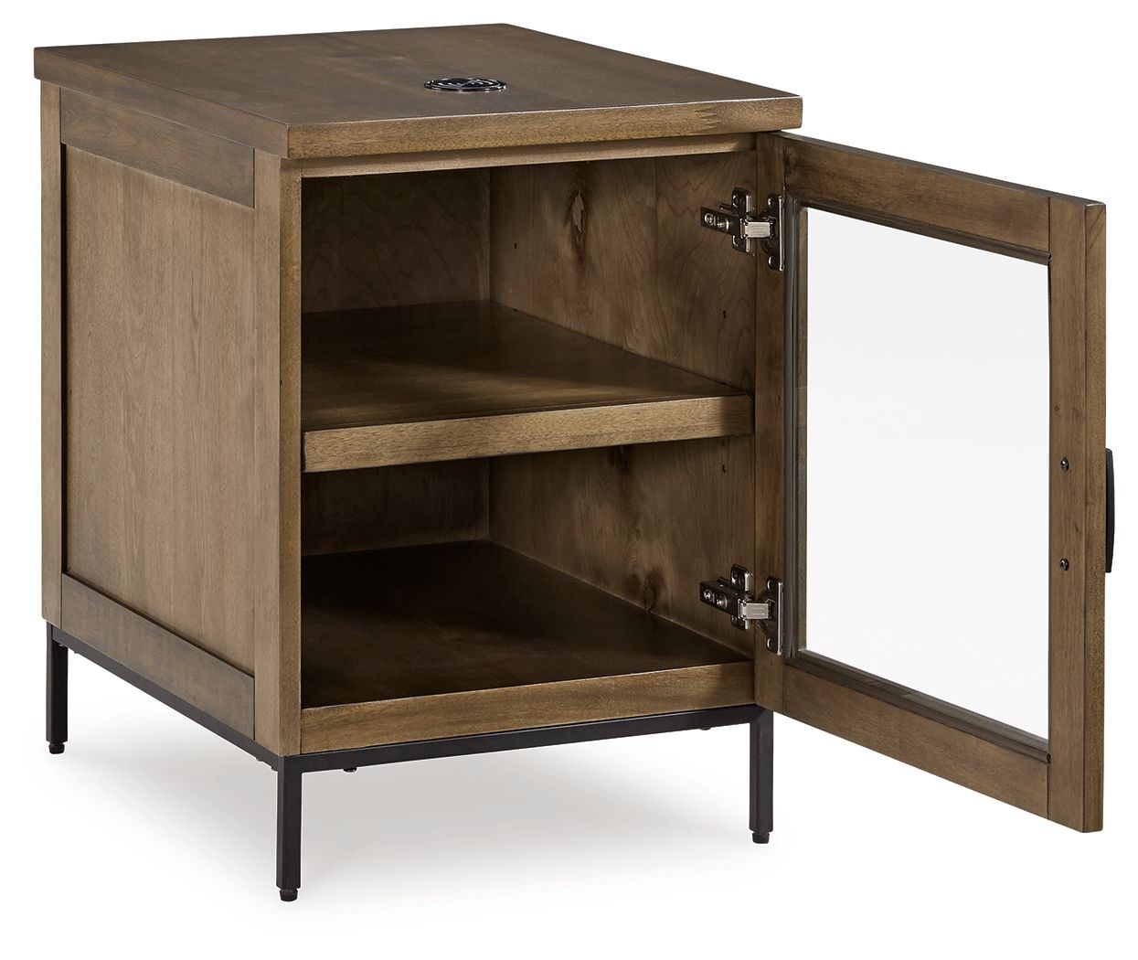 Torlanta - Table d'appoint de chaise - Marron