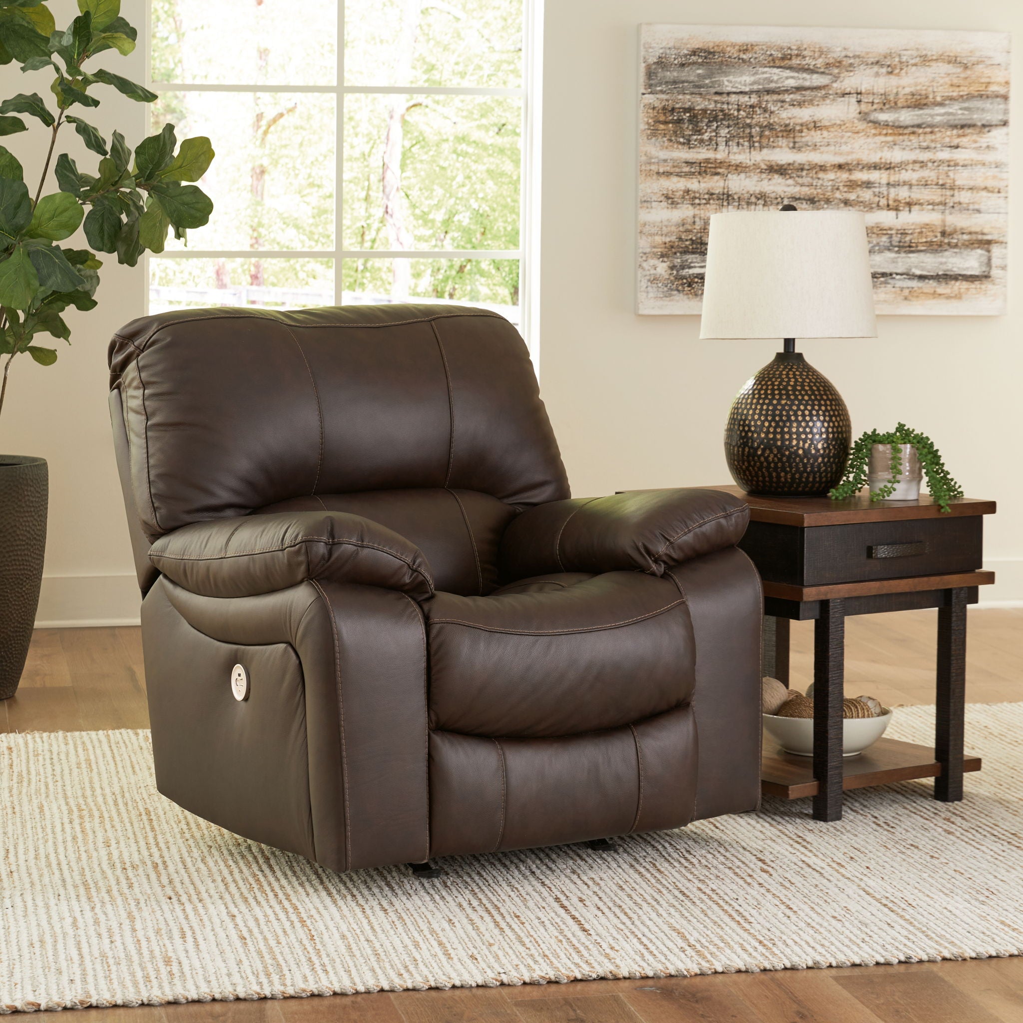 Fauteuil à bascule et inclinable Leesworth