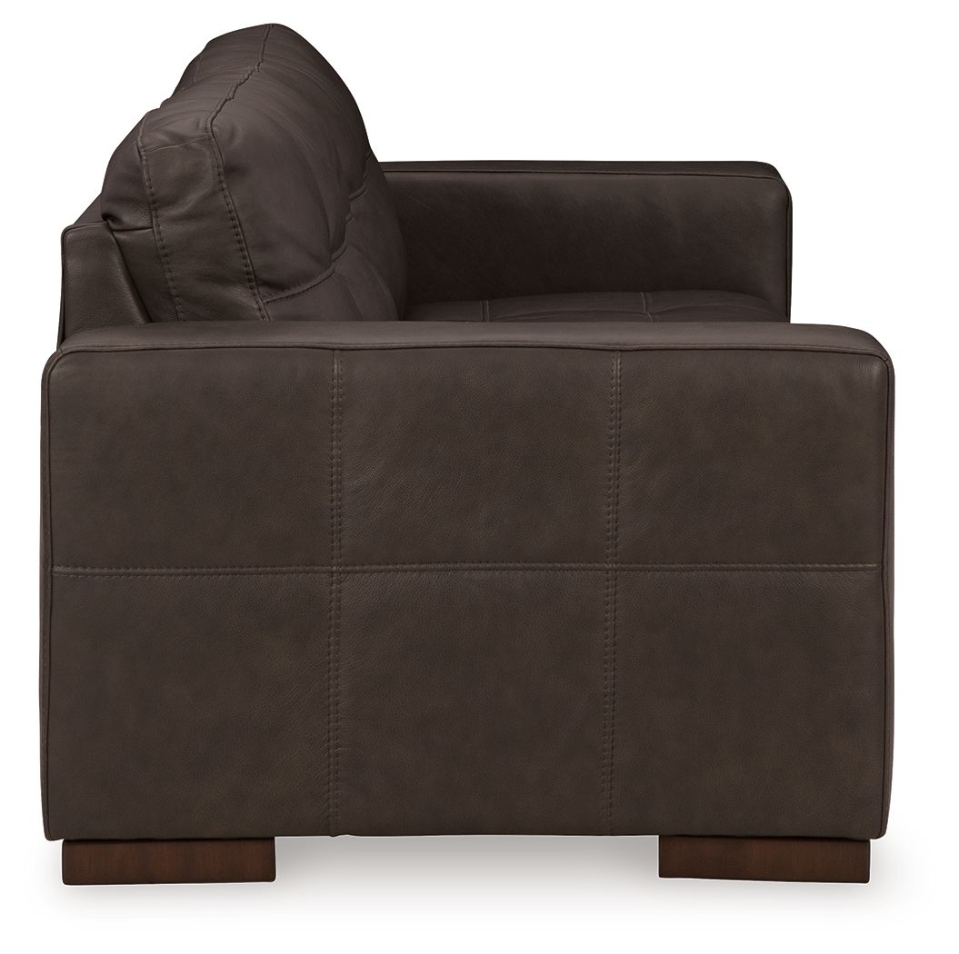Luigi - Canapé - Cuir assorti - Thunder