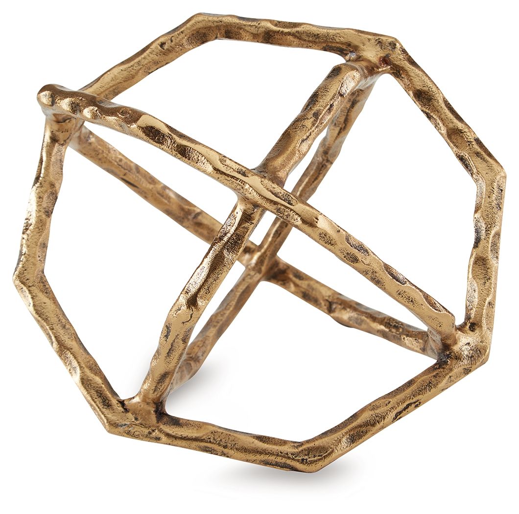 Laddington - Sculpture (Set of 2) - Antique Brass Finish