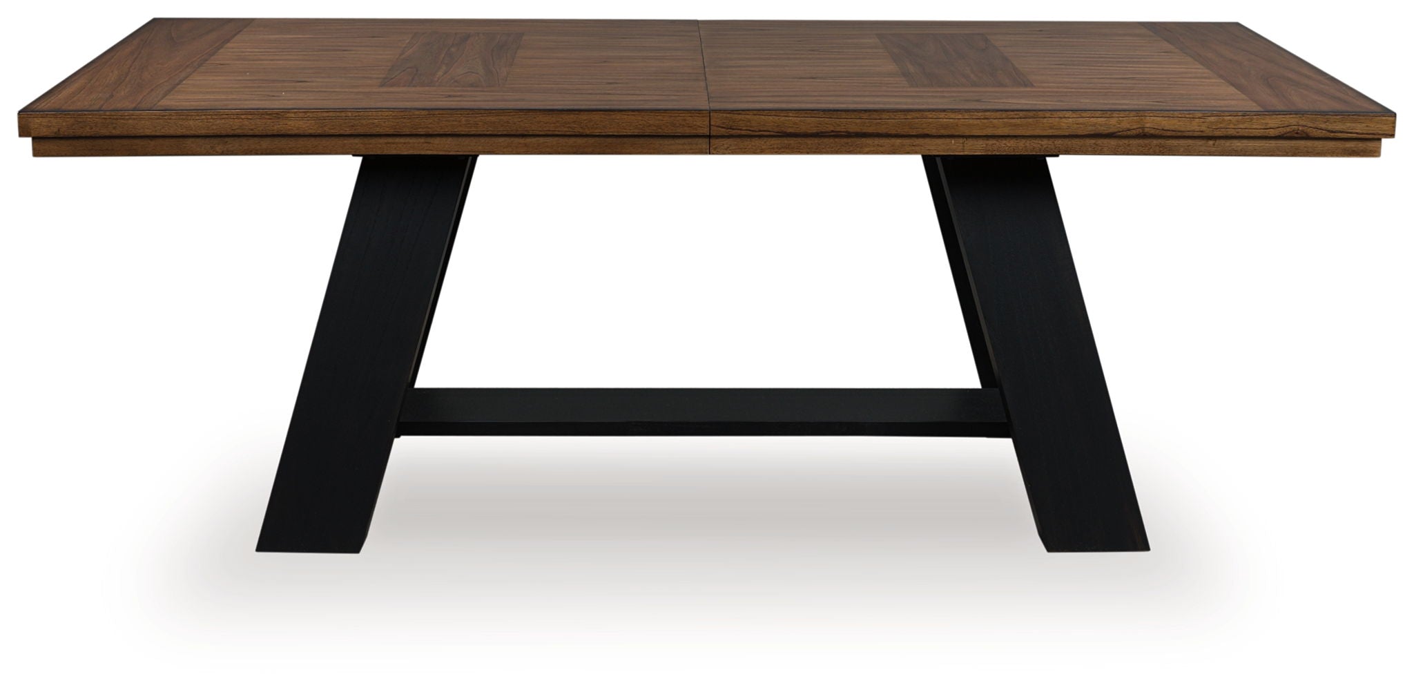 Greddinton - Table à rallonge - Marron / Noir