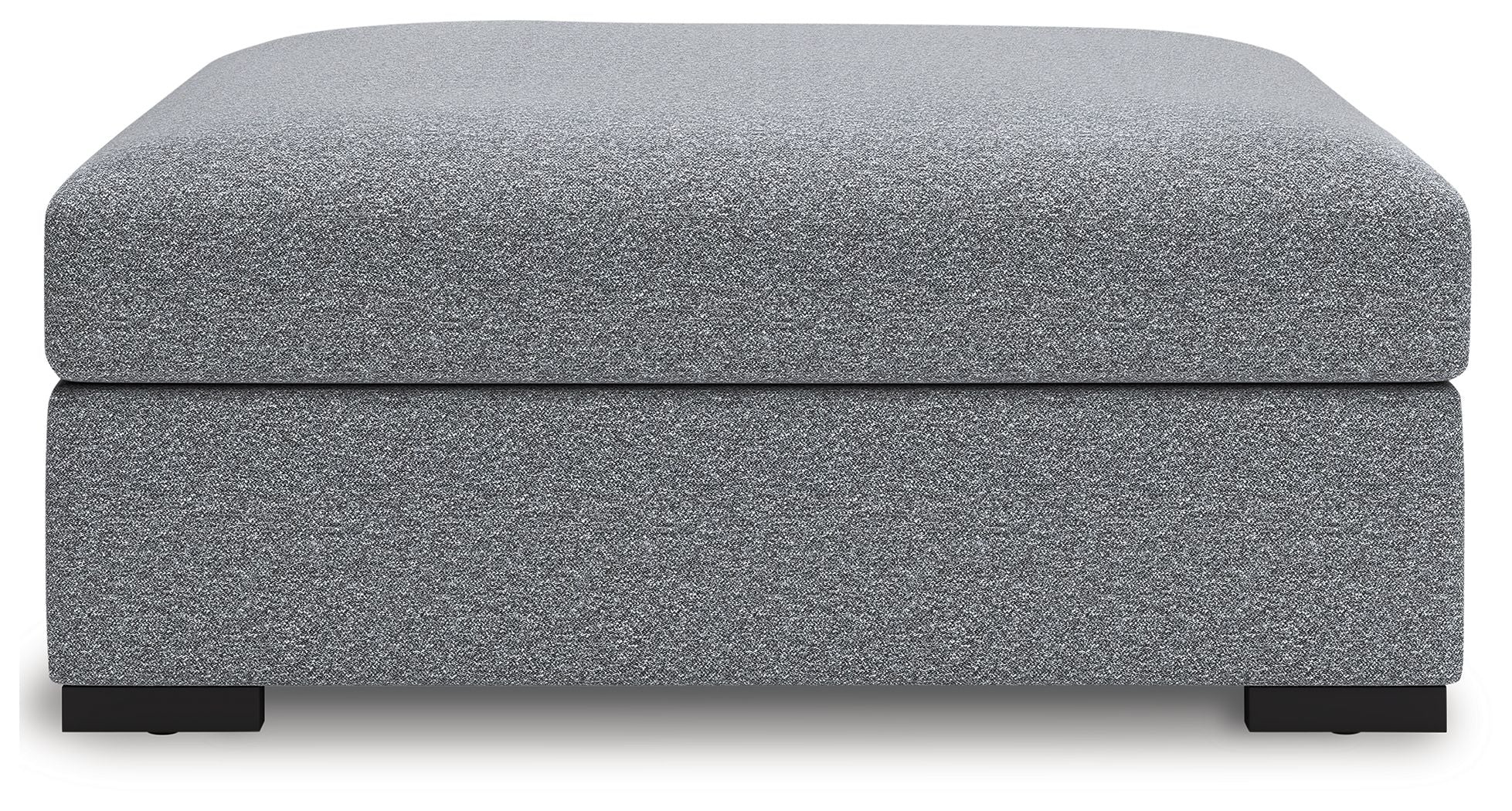 Bealton - Pouf d'appoint surdimensionné - Sel et poivre