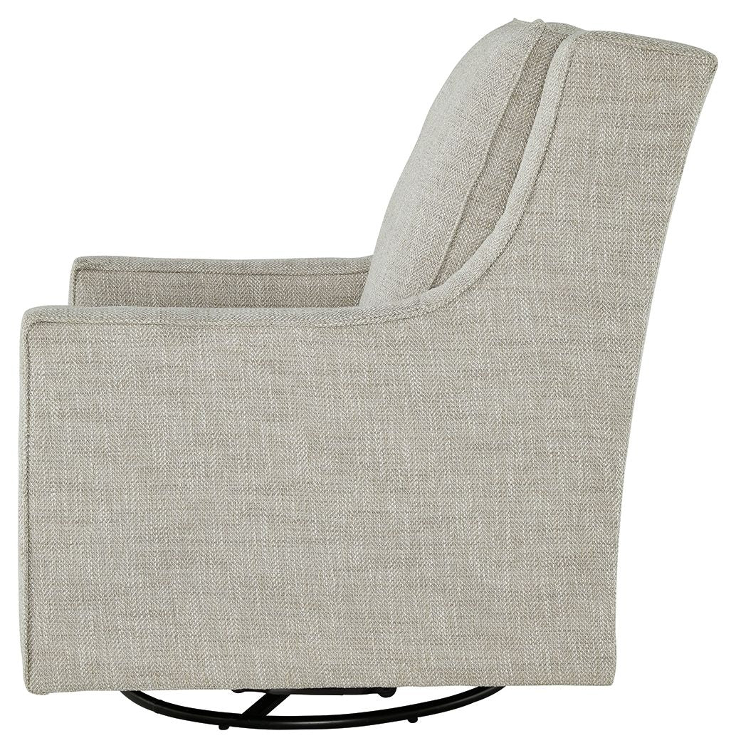 Kambria - Fauteuil d'appoint pivotant et inclinable - Tissu - Fog