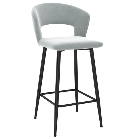 Camille 26'' Counter Stool, Set Of 2 Light Grey
