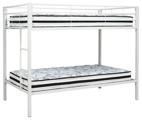 Broshard Twin over Twin Metal Bunk Bed