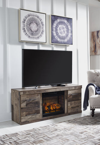Derekson 63" TV Stand with Electric Fireplace