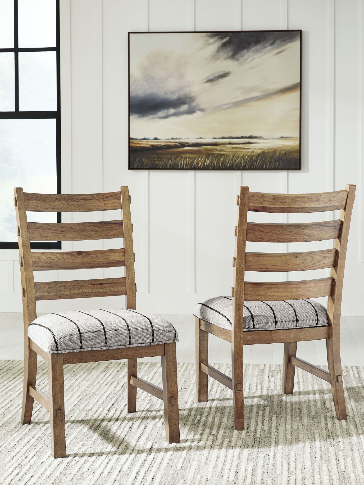 Ridgester - Chaise d'appoint rembourrée (Lot de 2)