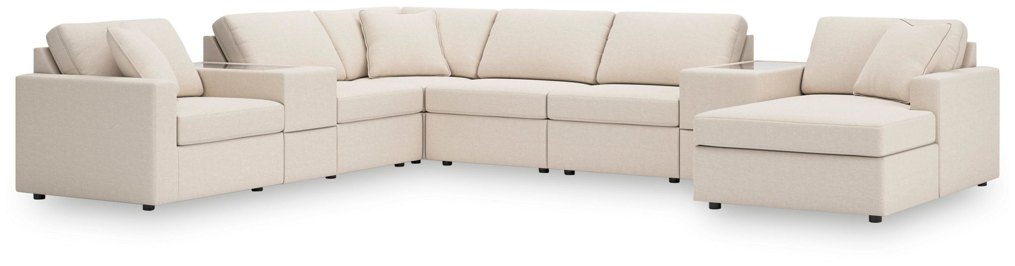 Modmax - U-Shaped Sectional - Oyster