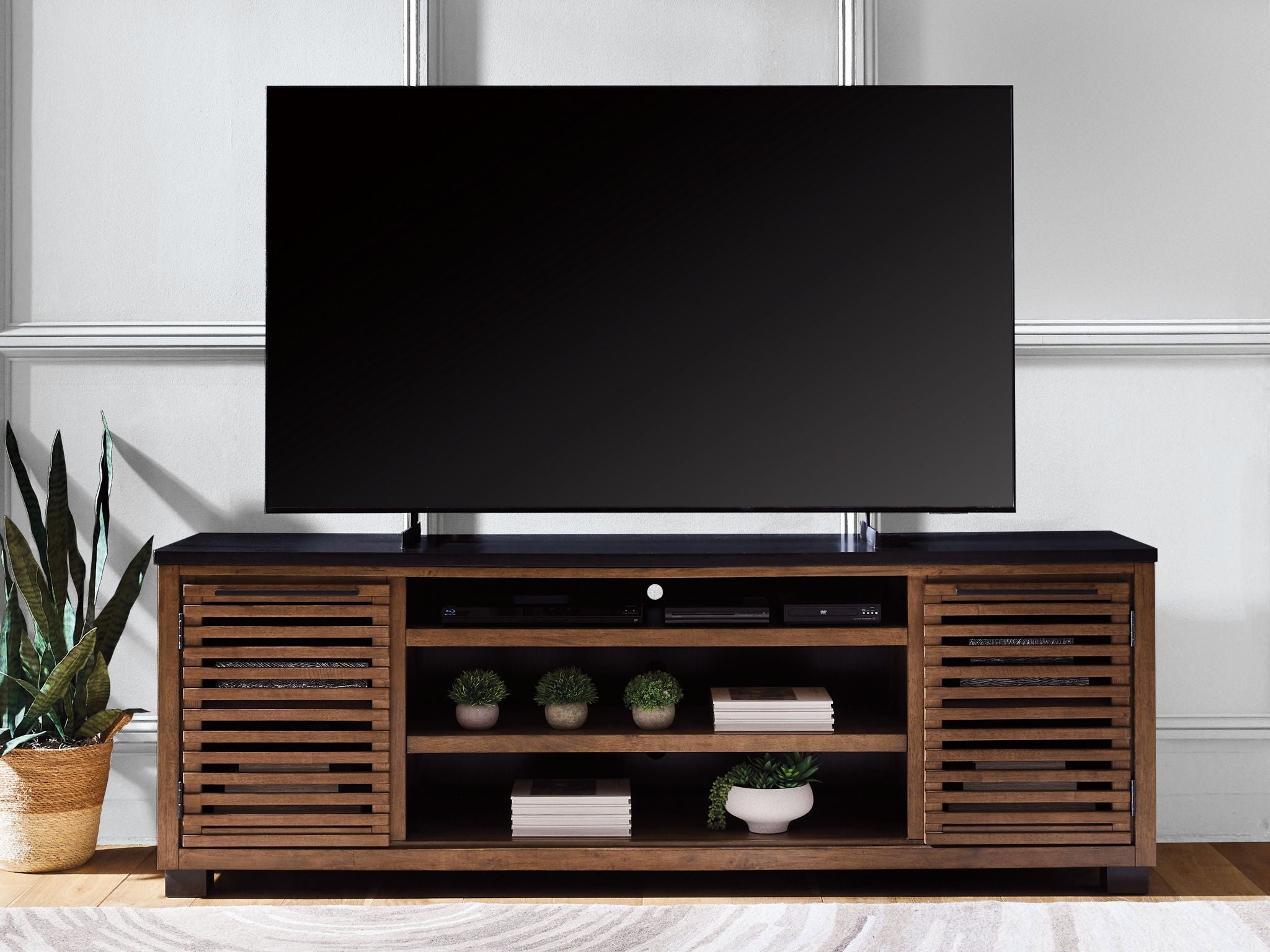 Kallari - Meuble TV avec option cheminée