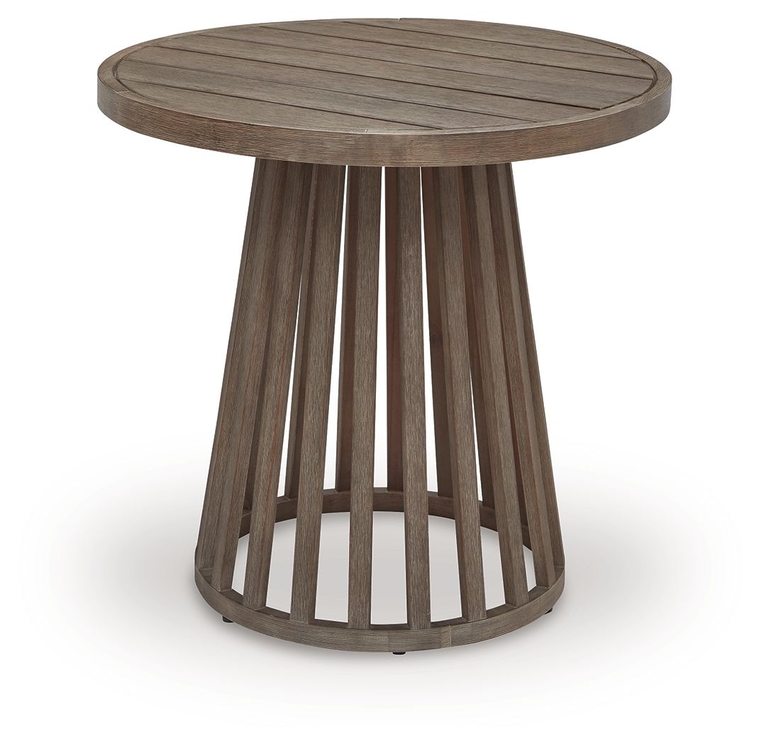 Joy Lagoon - Chaises d'extérieur avec coussins/Table (Lot de 3) - Beige