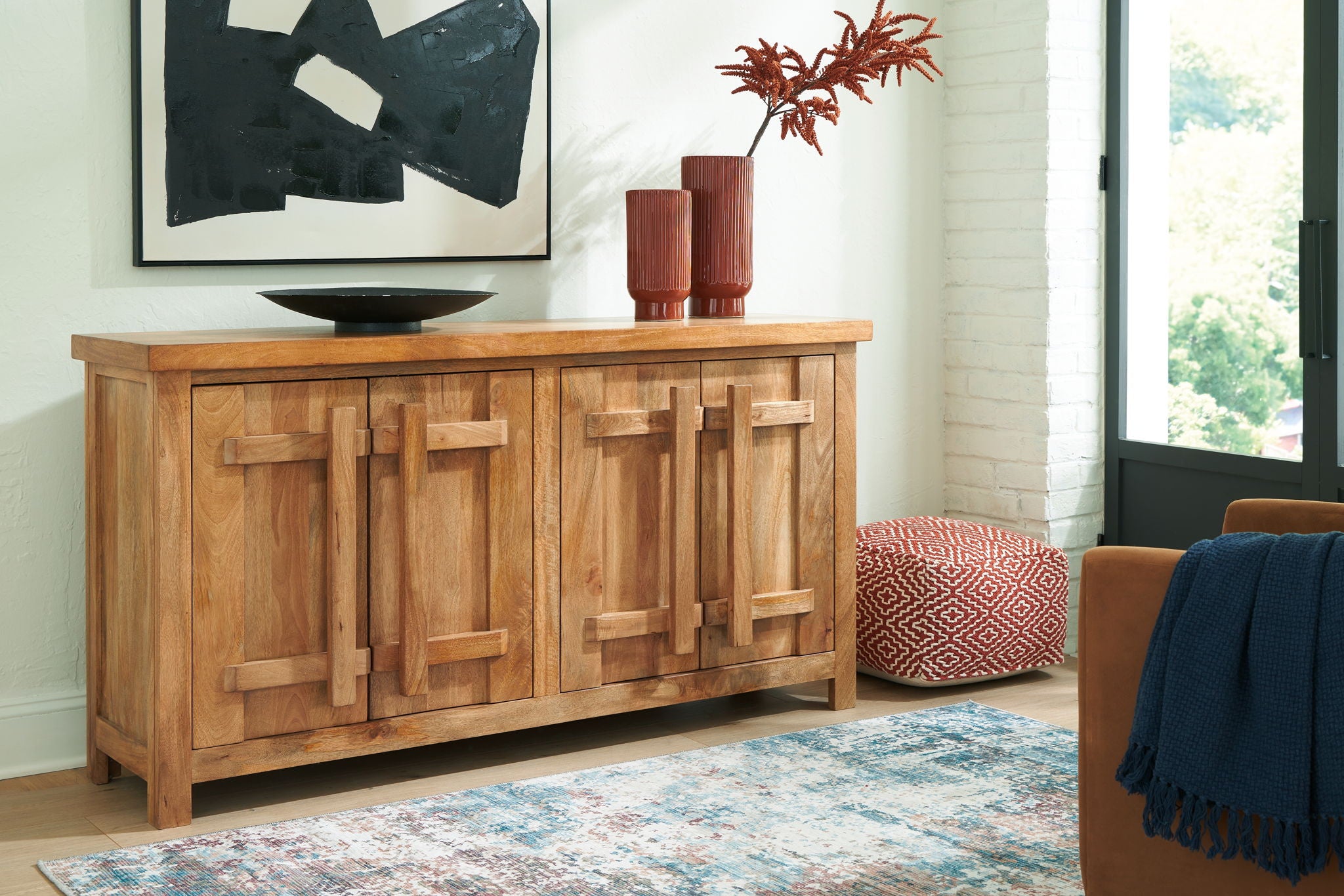 Dresor - Armoire d'appoint - Naturel