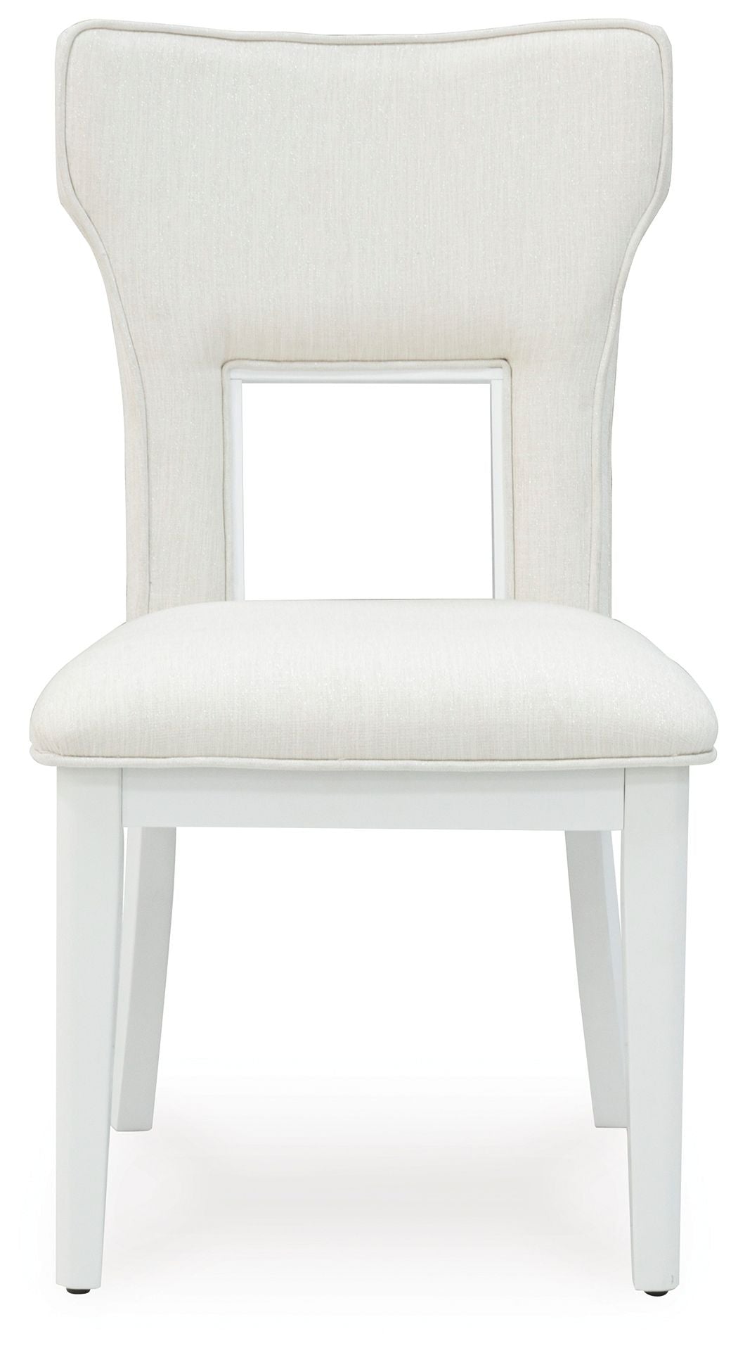 Chalanna - Chaise de salle à manger capitonnée (Lot de 2) - Blanc