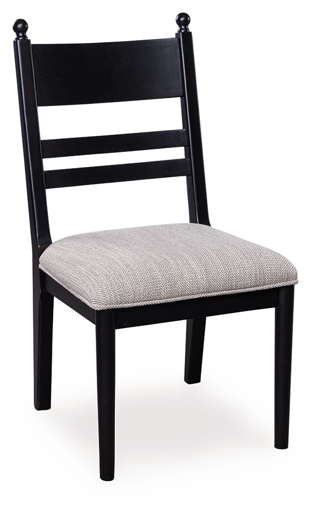 Greddinton - Chaise d'appoint de salle à manger rembourrée (lot de 2)