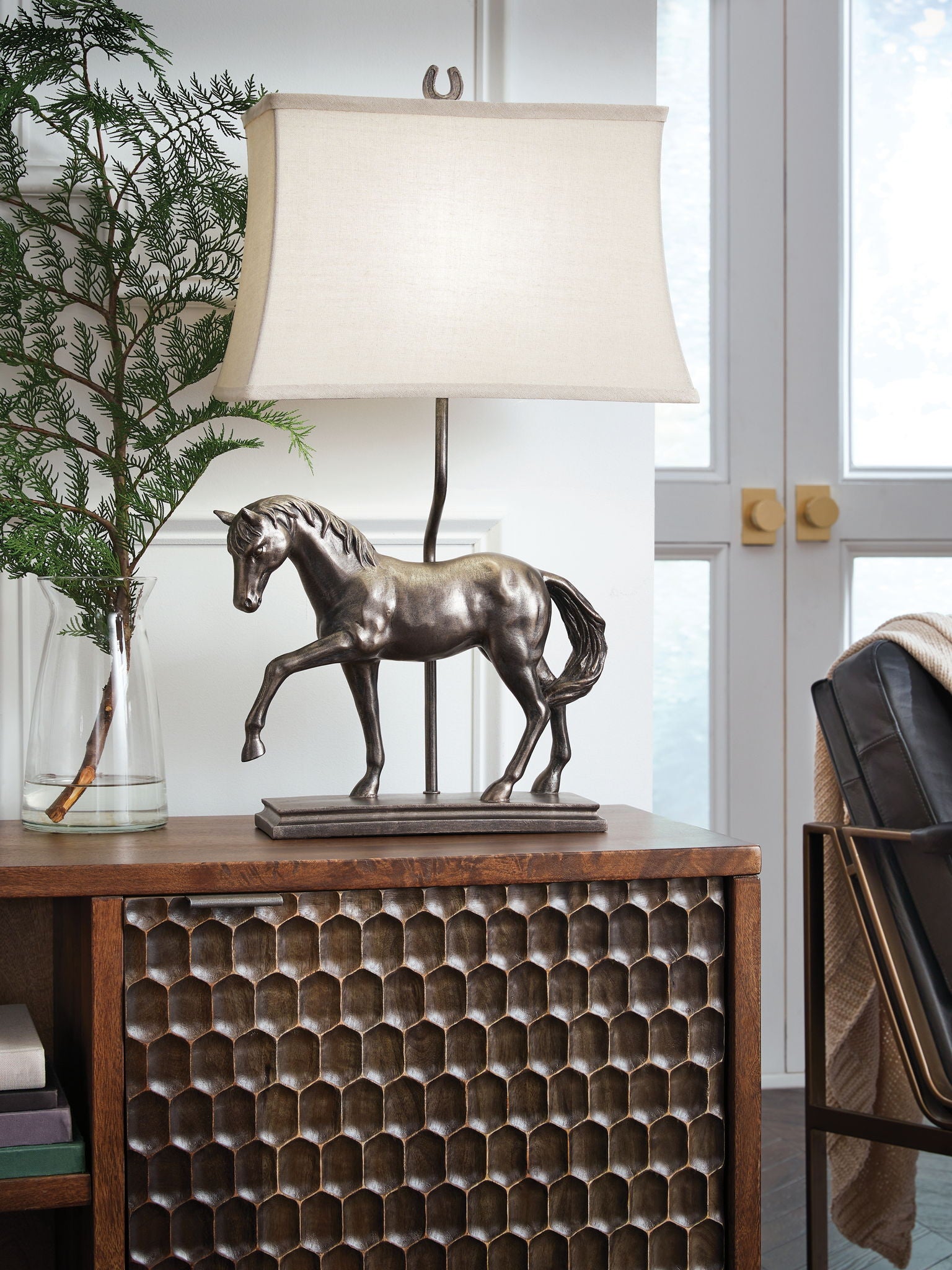 Sandorman - Lampe de table Poly - Finition bronze
