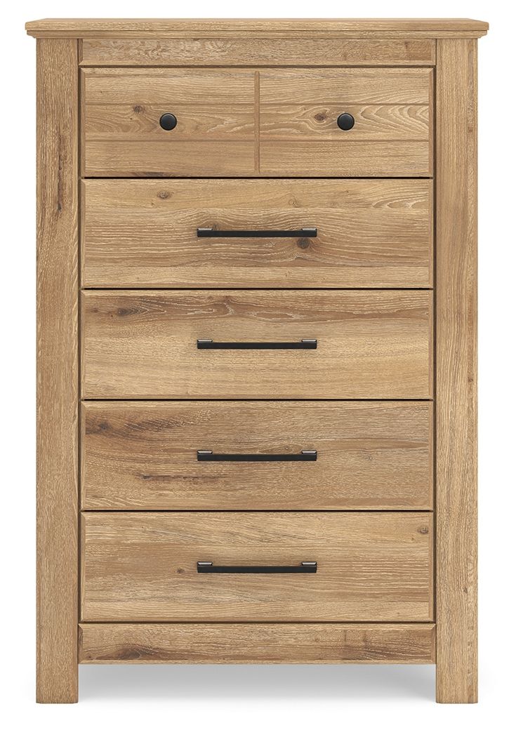Makidern - Commode à cinq tiroirs