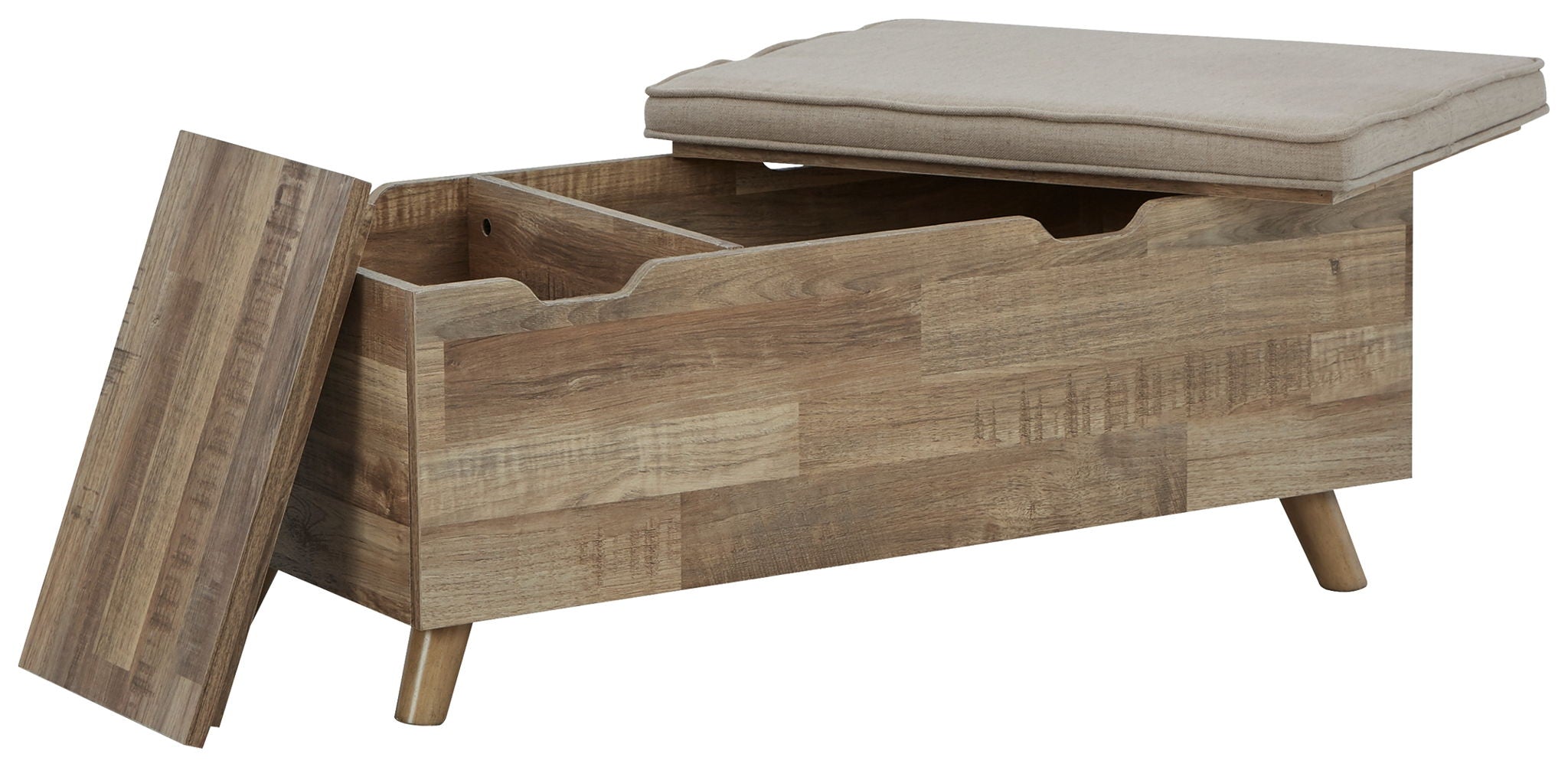 Gerdanet - Banc de rangement - Beige
