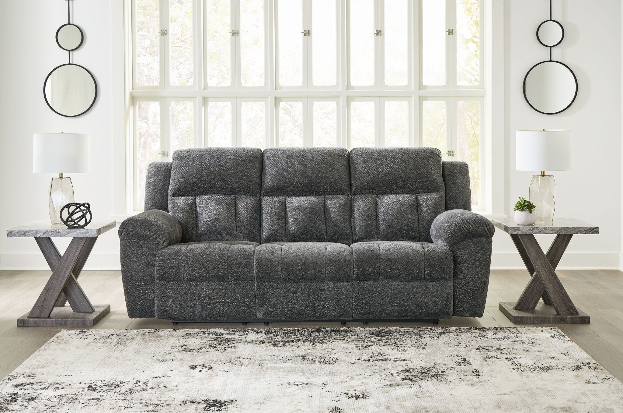 Frohn - Canapé relax - Tissu - Graphite