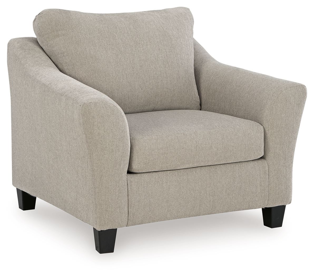 Willarae - 2 mcx - Fauteuil et demi, Pouf - Taupe