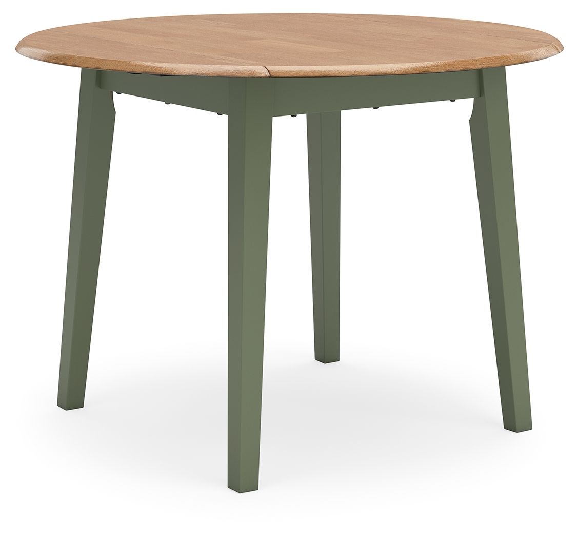 Gesthaven - Table de salle à manger ronde à rabats