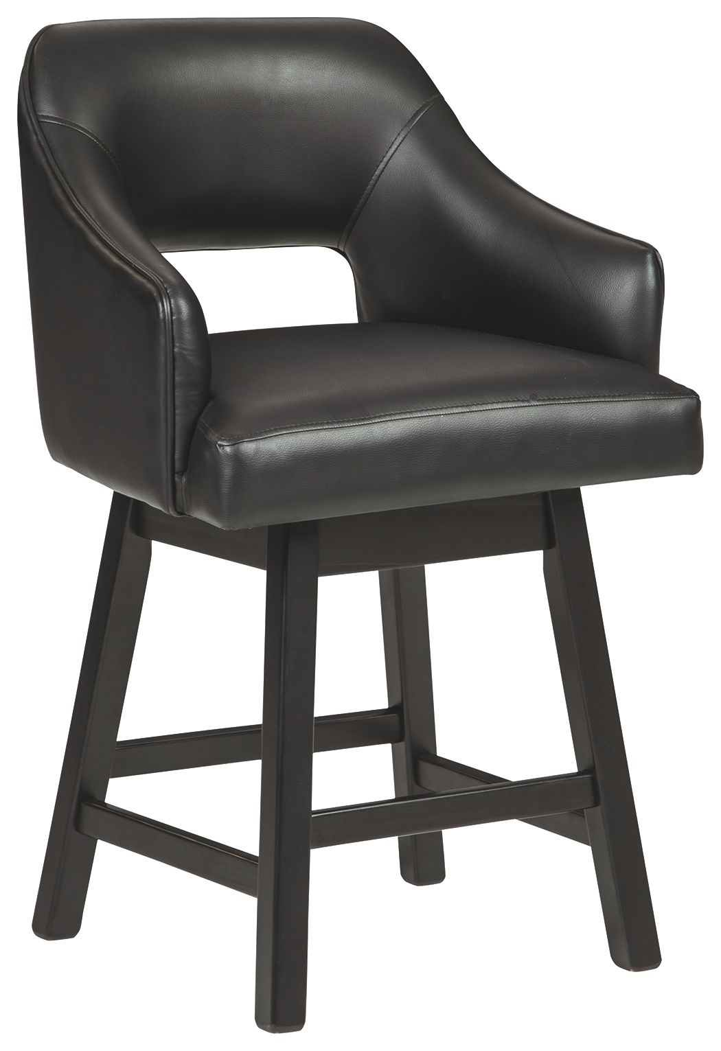 Tallenger - Tabouret de bar rembourré pivotant (Lot de 2)
