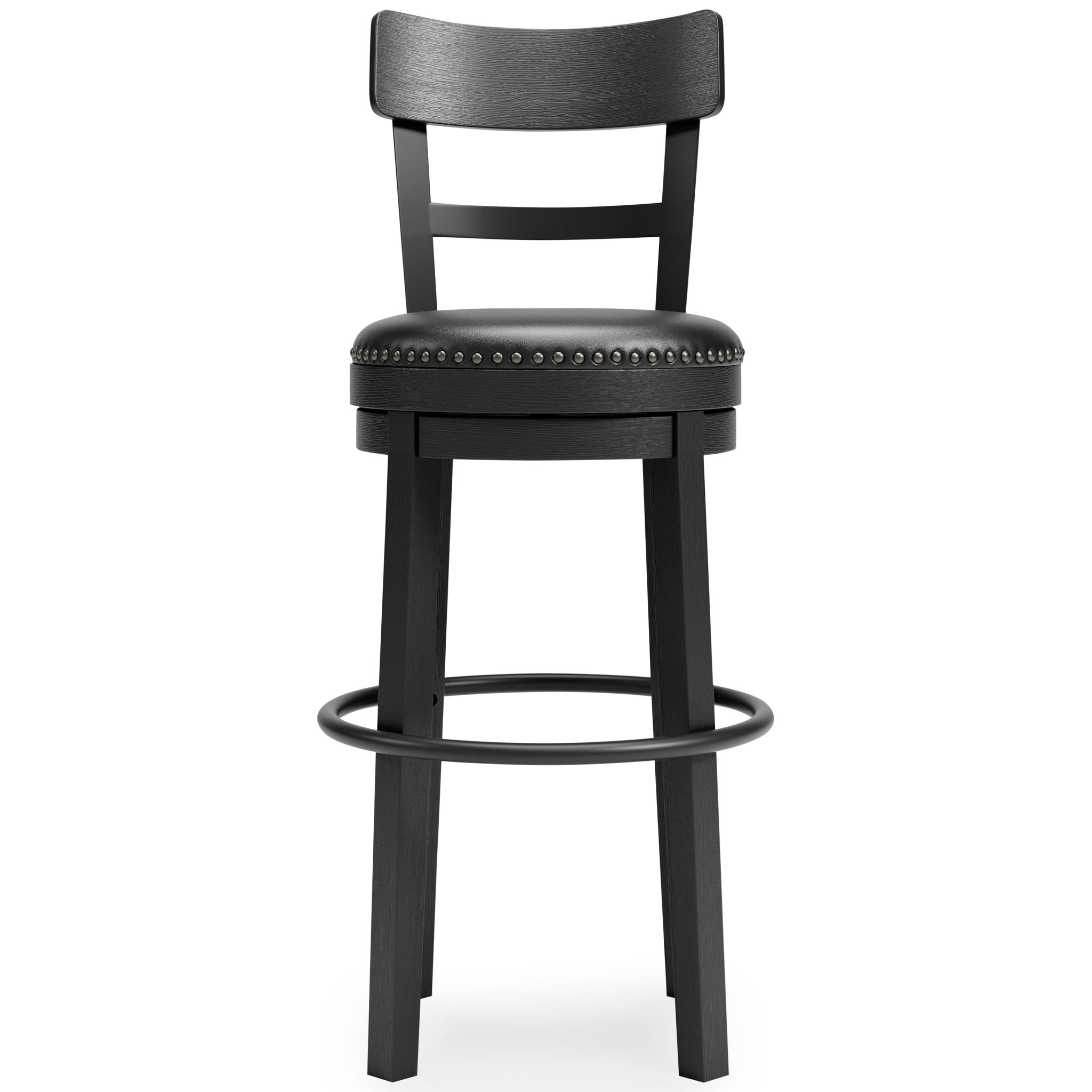 Valebeck - Tabouret de bar haut pivotant rembourré