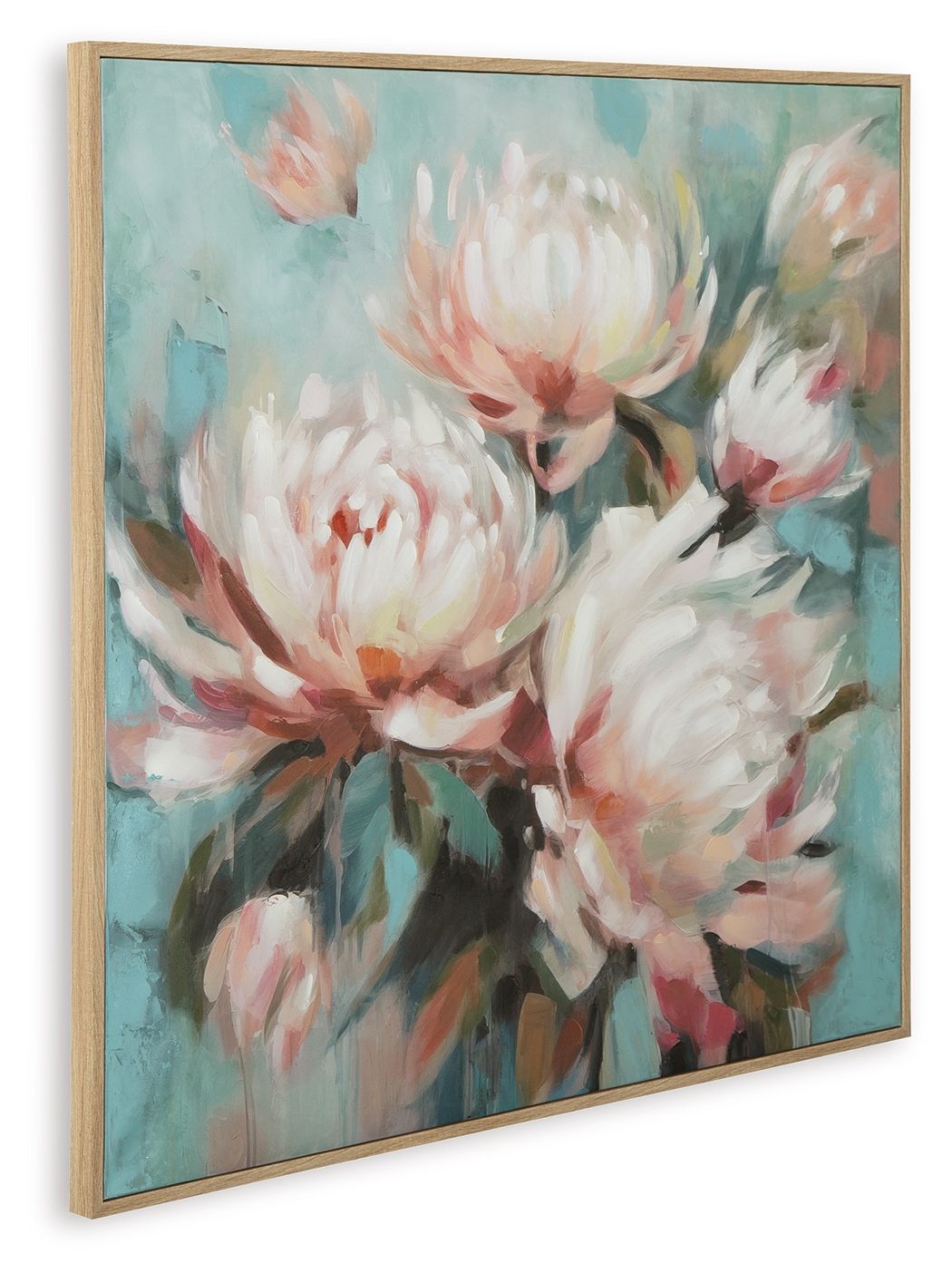 Parryville - Art mural - Aqua / Rose