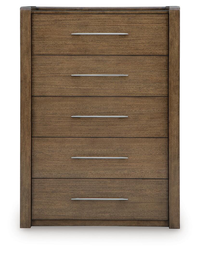 Marxmore - Commode à cinq tiroirs - Marron