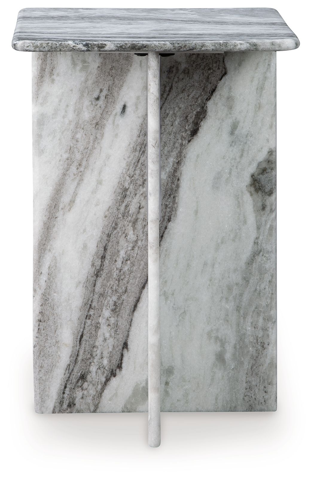Keithwell - Table d'appoint carrée - Gris