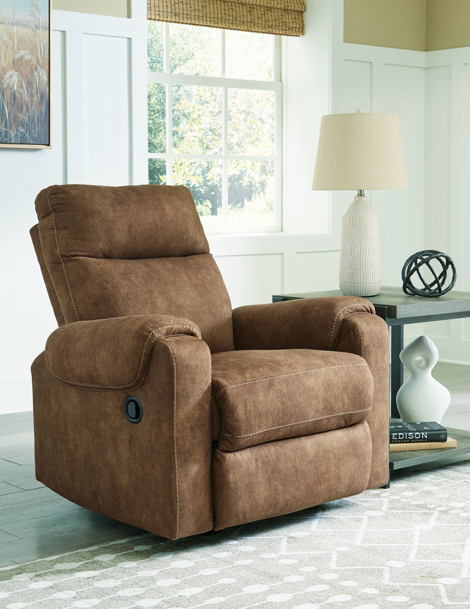 Edenwold - Fauteuil inclinable à bascule - Similicuir - Brindle