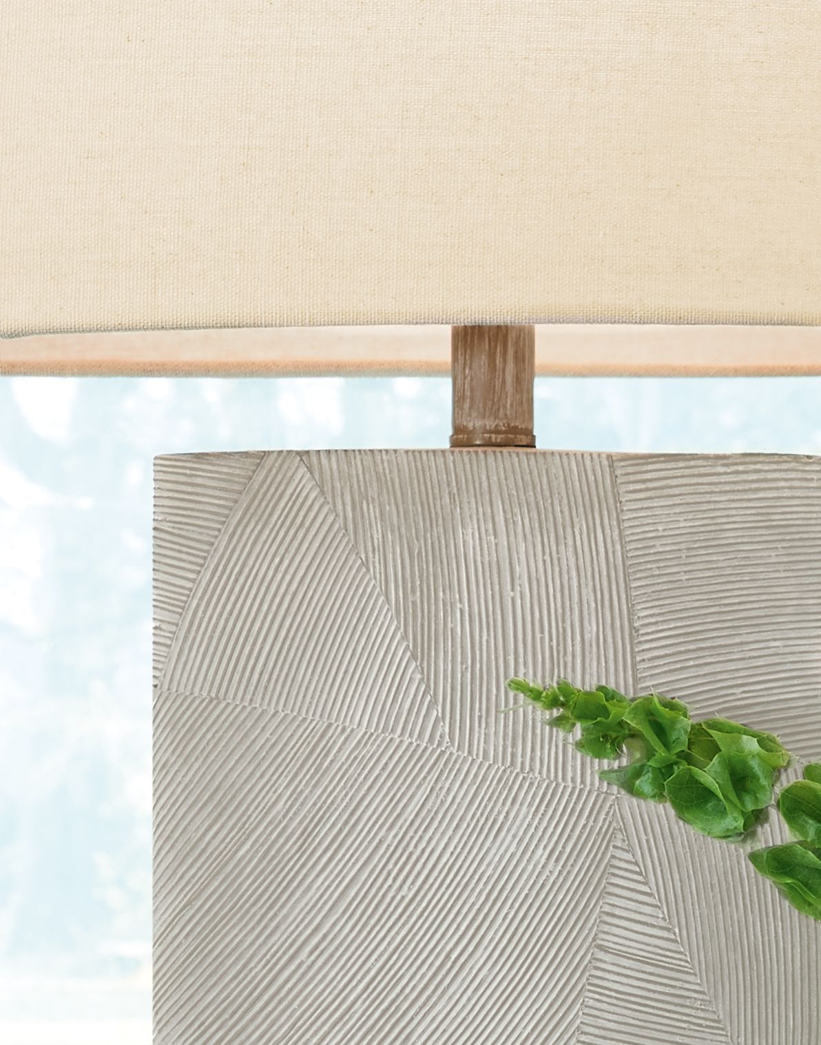 Bradard - Lampe de table Poly - Marron